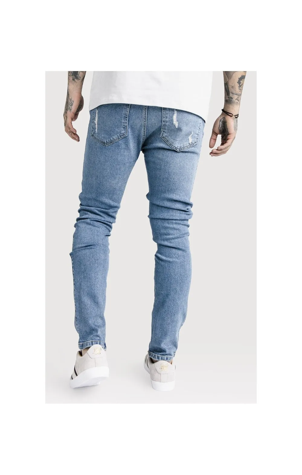 SikSilk Vintage Denim - Blue sold by Siksilk product image thumbnail 5