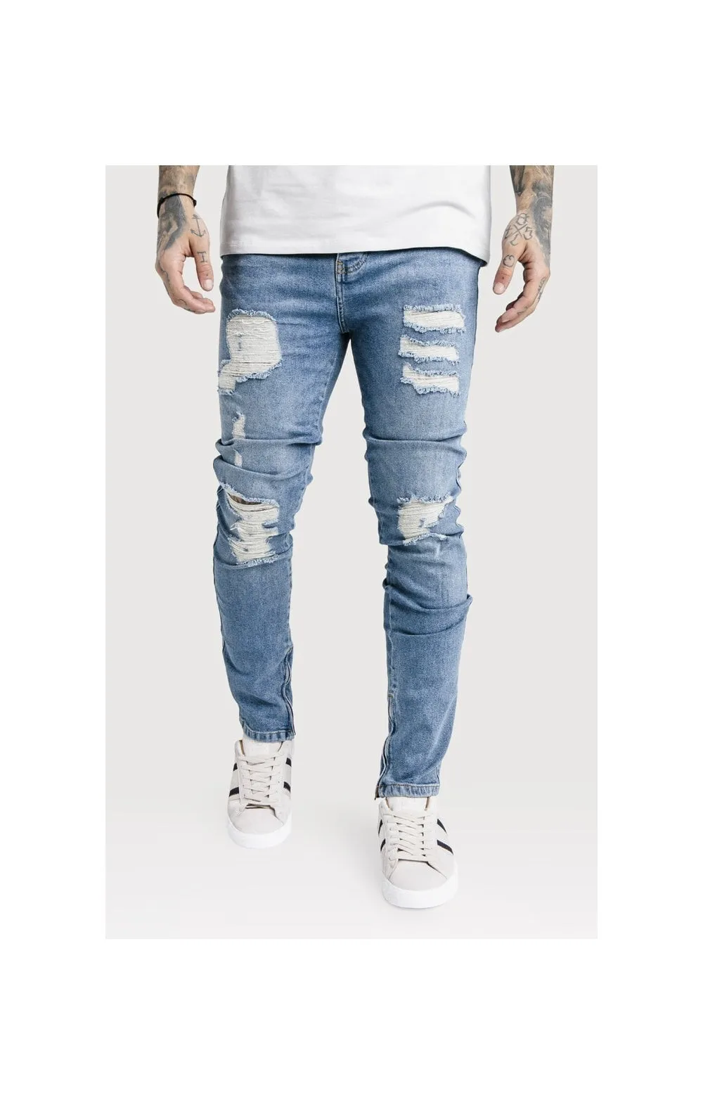SikSilk Vintage Denim - Blue sold by Siksilk product image thumbnail 2