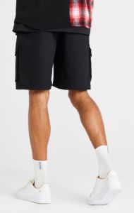Black Cargo Short sold by Siksilk
