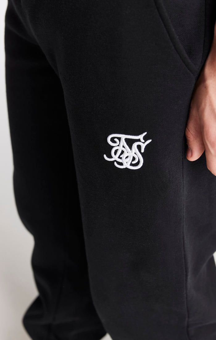 Boys Black Essentials Cuffed Jogger sold by Siksilk product image thumbnail 5