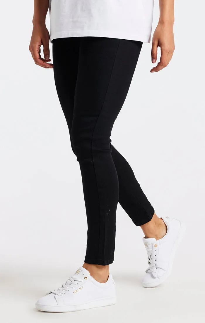 Black Essential Skinny Denim Jean sold by Siksilk