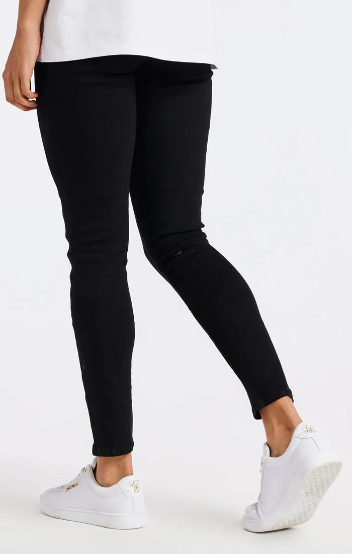 Black Essential Skinny Denim Jean sold by Siksilk product image thumbnail 2