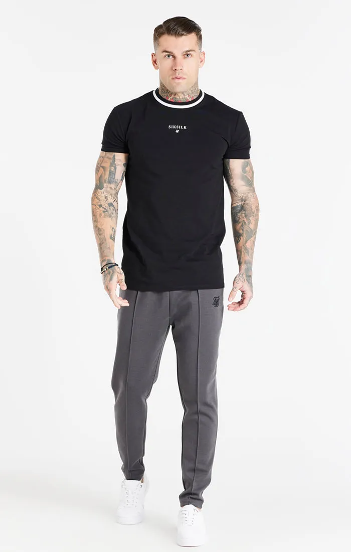 Black Muscle Fit T-Shirt sold by Siksilk product image thumbnail 3