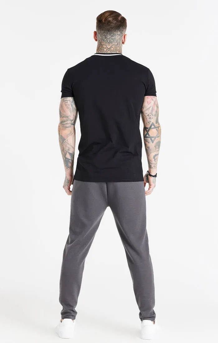 Black Muscle Fit T-Shirt sold by Siksilk product image thumbnail 5