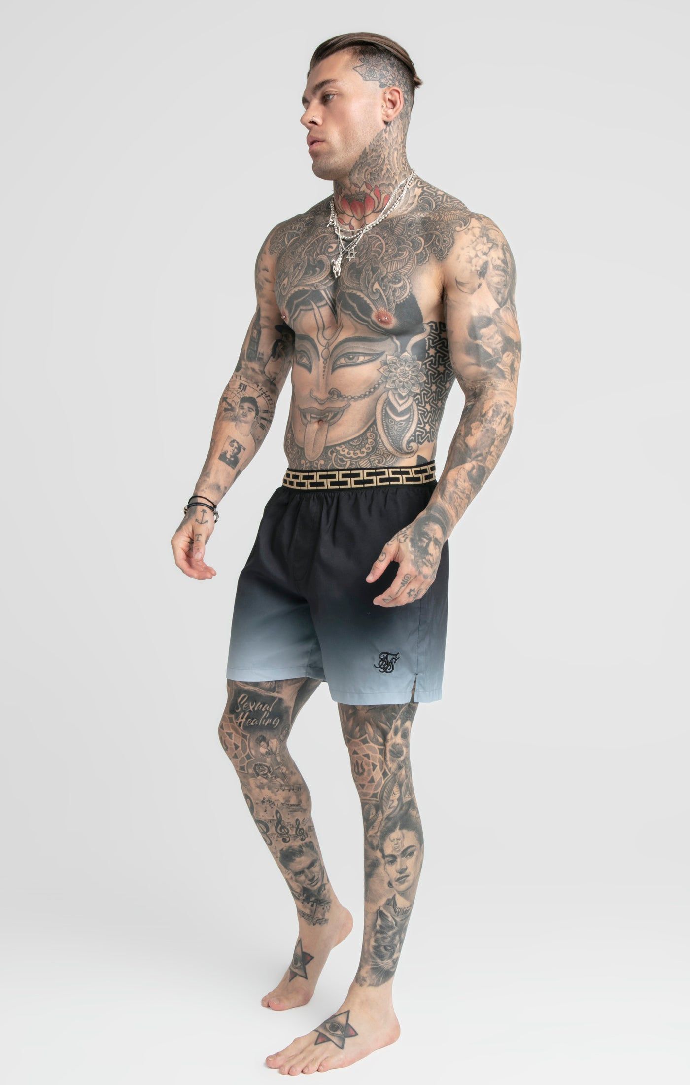 Black Fade Swim Short sold by Siksilk product image thumbnail 5