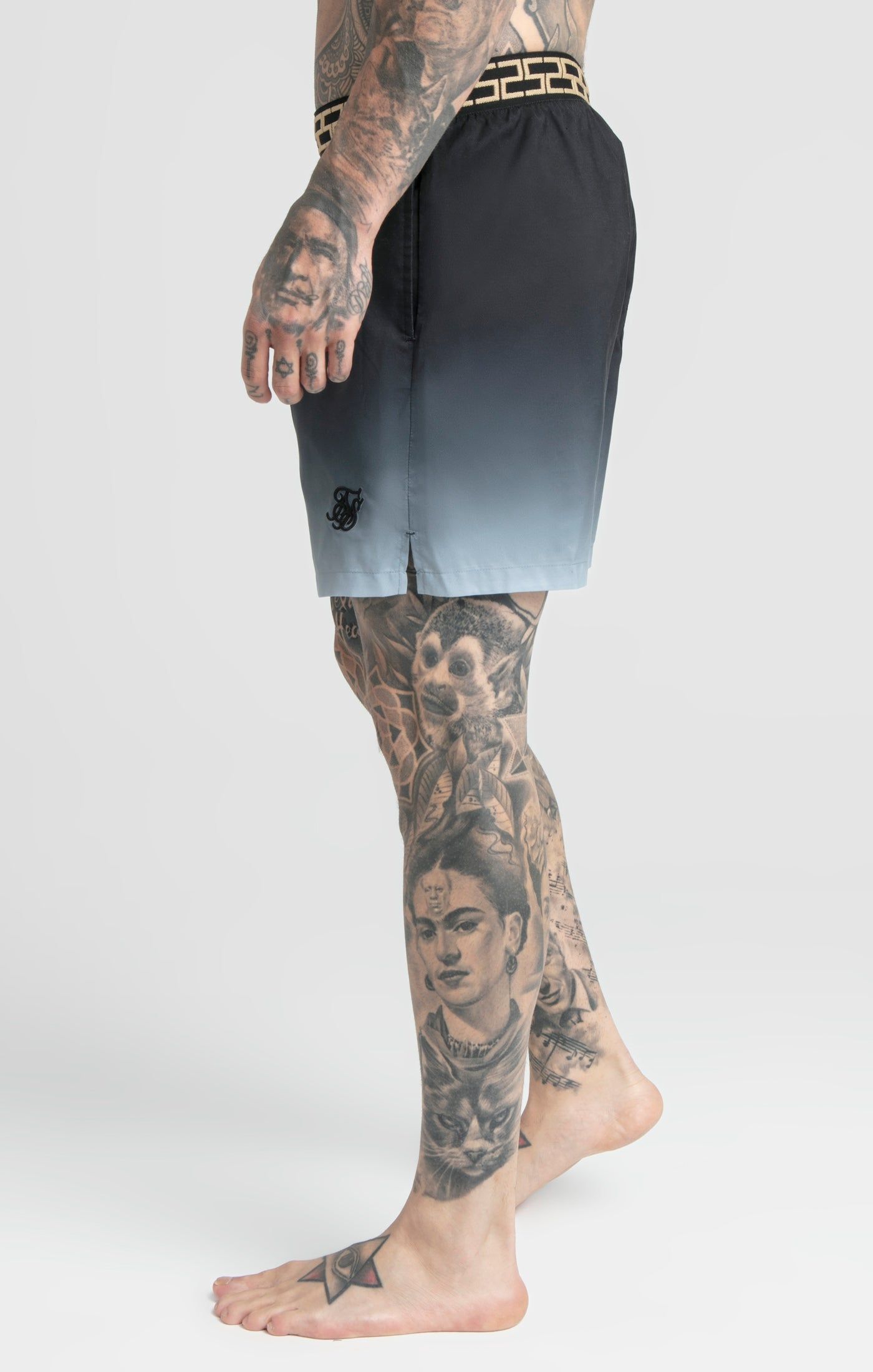 Black Fade Swim Short sold by Siksilk product image thumbnail 2