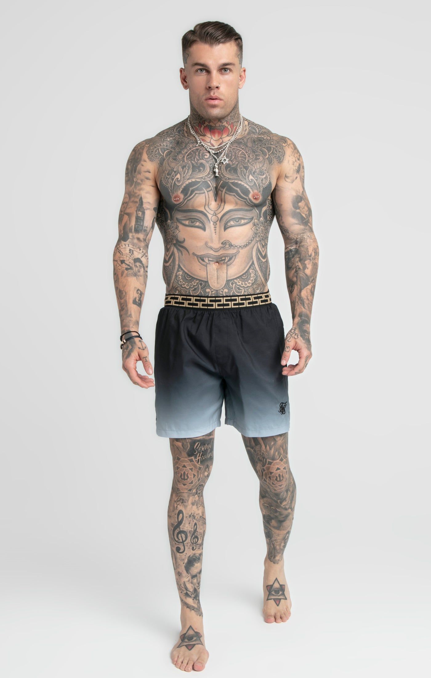 Black Fade Swim Short sold by Siksilk product image thumbnail 4