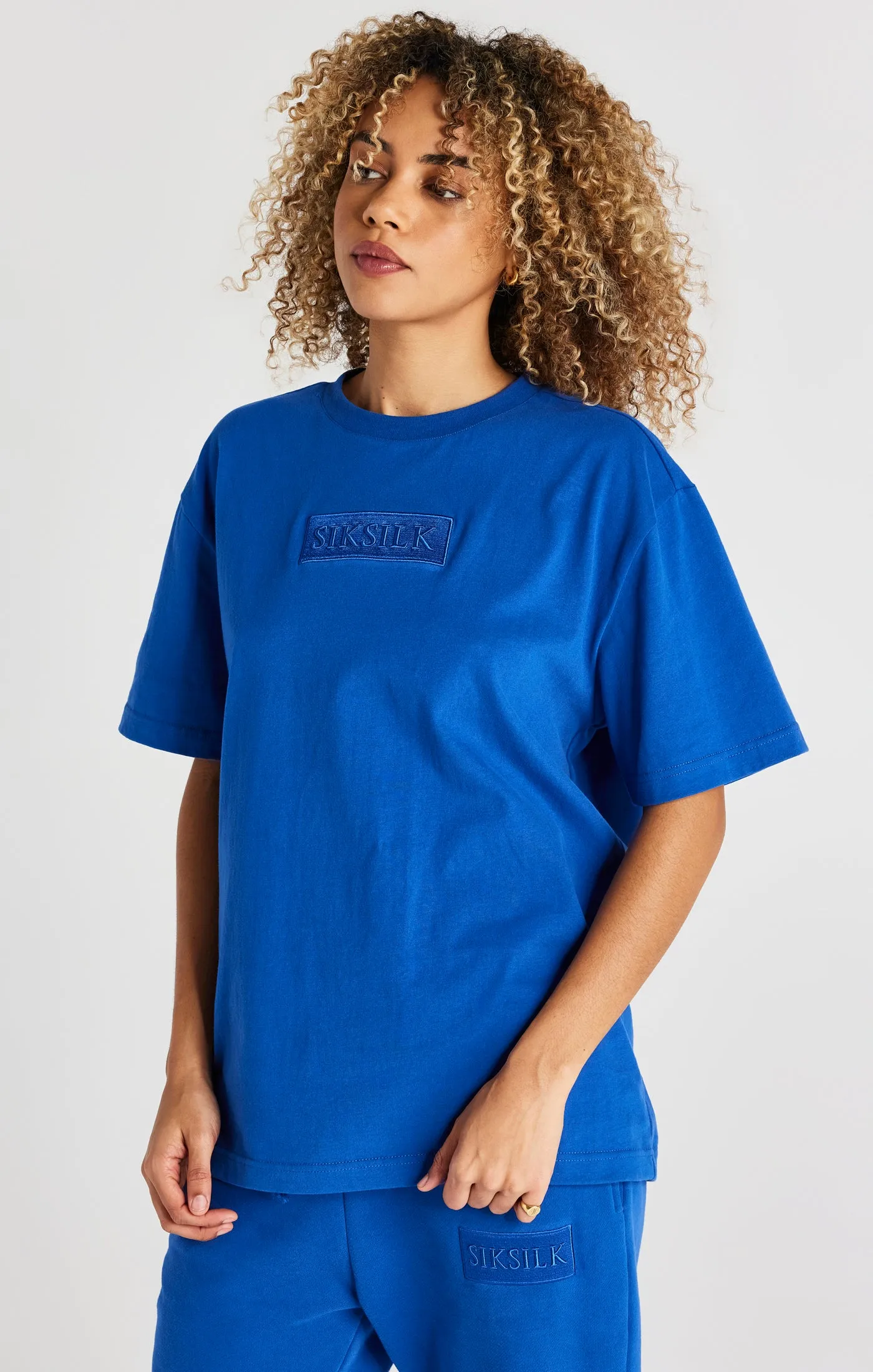 Blue Oversized T-Shirt sold by Siksilk product image thumbnail 2