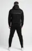 Black, Gold Knitted Tape Track Pant sold by Siksilk