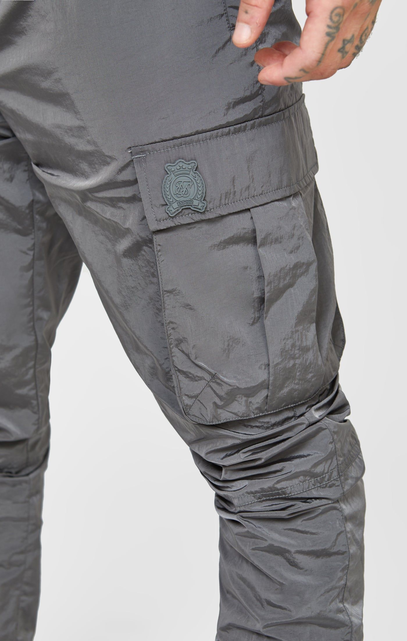 Grey Combat Pant sold by Siksilk product image thumbnail 6