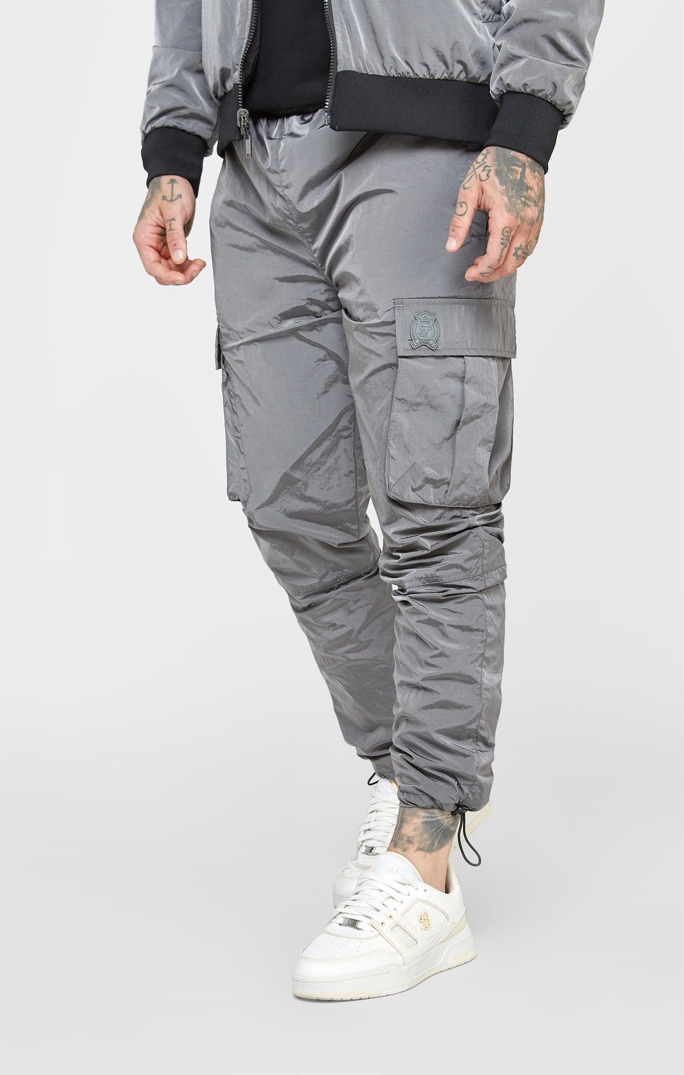 Grey Combat Pant sold by Siksilk