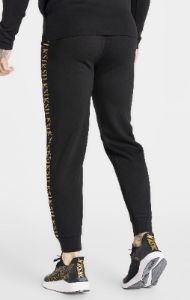 Black Dynamic Fitted Track Pant sold by Siksilk