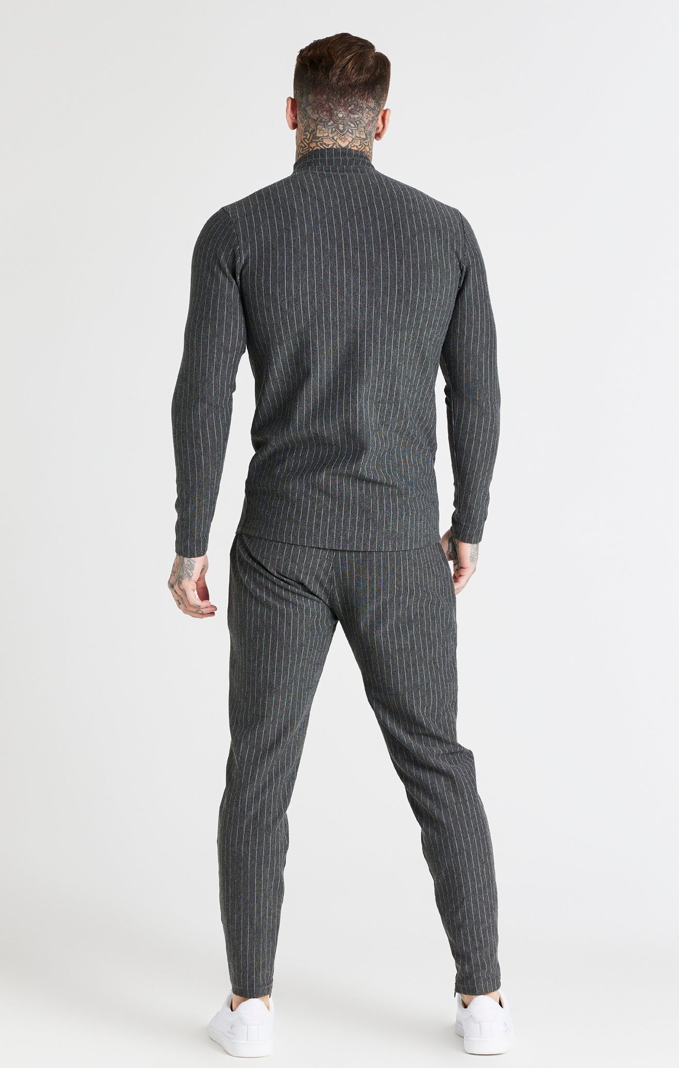 Grey Smart Full Zip Through Drill Top sold by Siksilk product image thumbnail 5