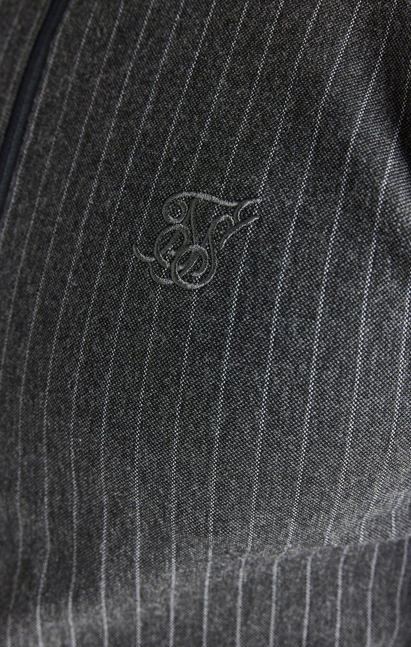 Grey Smart Full Zip Through Drill Top sold by Siksilk product image thumbnail 2