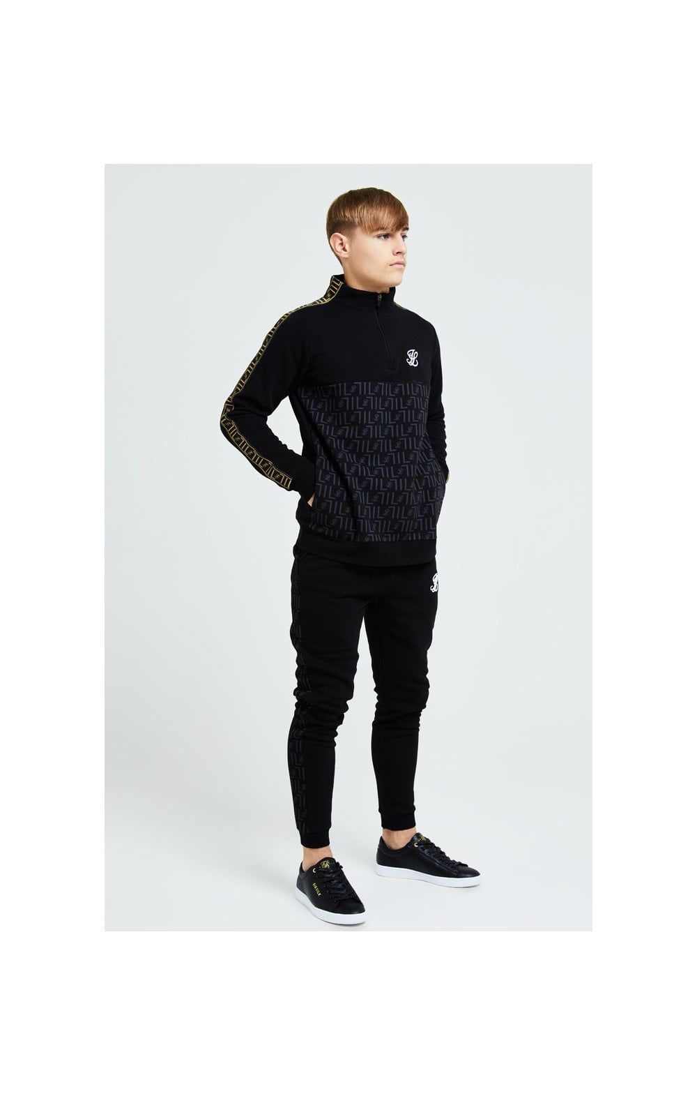 Illusive London Elite Quarter Zip - Black sold by Siksilk product image thumbnail 5