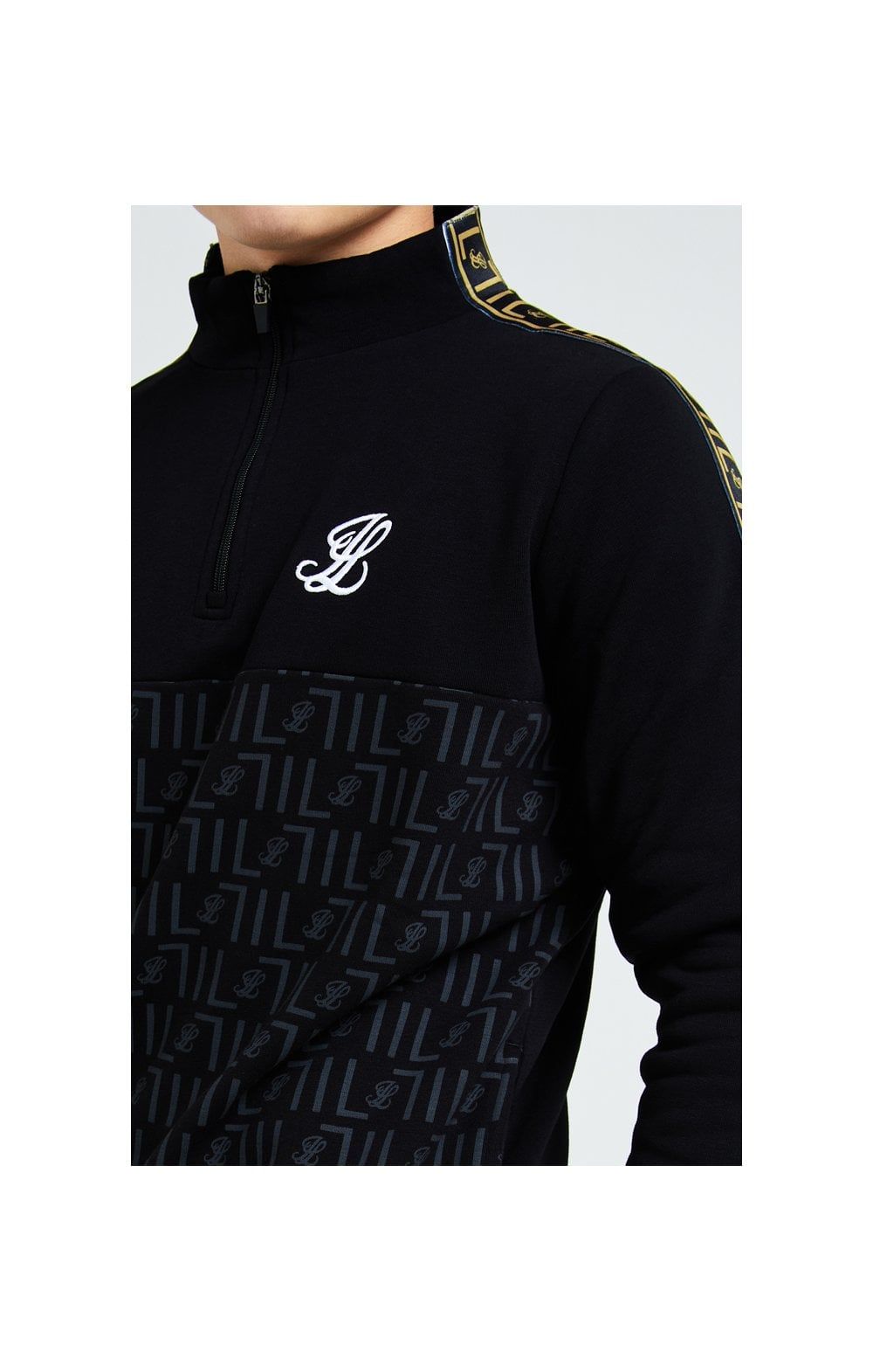 Illusive London Elite Quarter Zip - Black sold by Siksilk product image thumbnail 2
