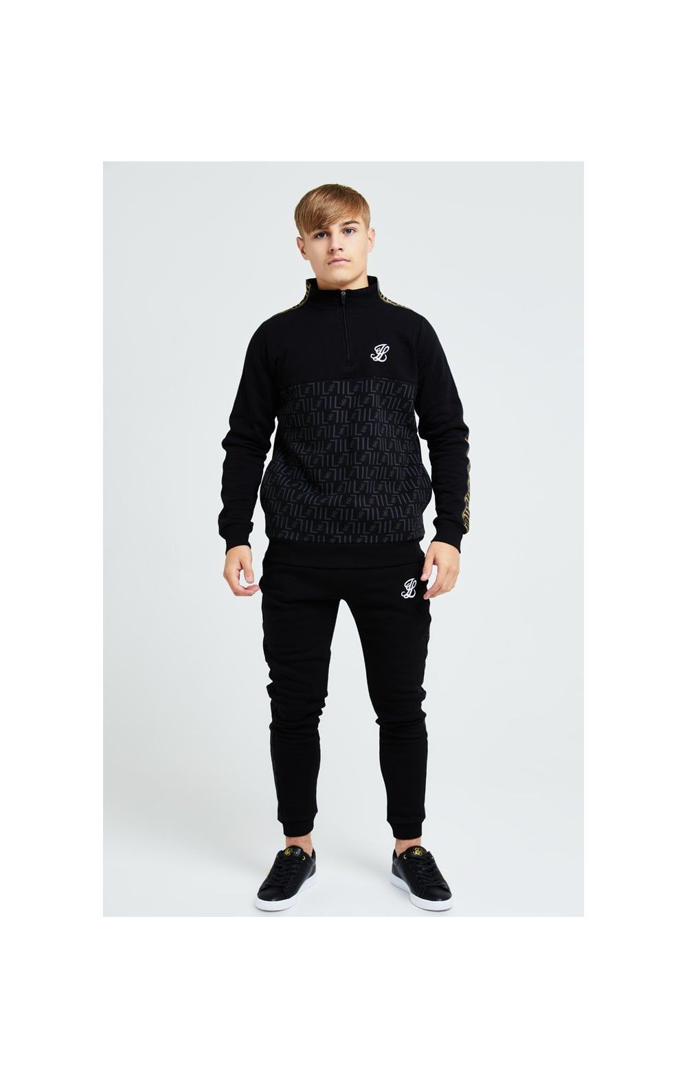 Illusive London Elite Quarter Zip - Black sold by Siksilk product image thumbnail 6