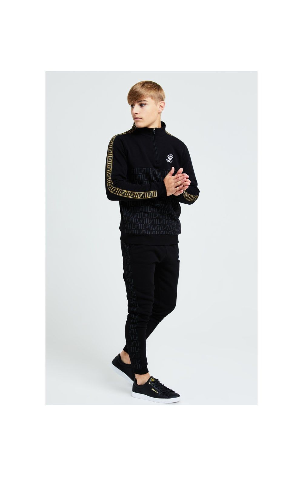 Illusive London Elite Quarter Zip - Black sold by Siksilk product image thumbnail 3