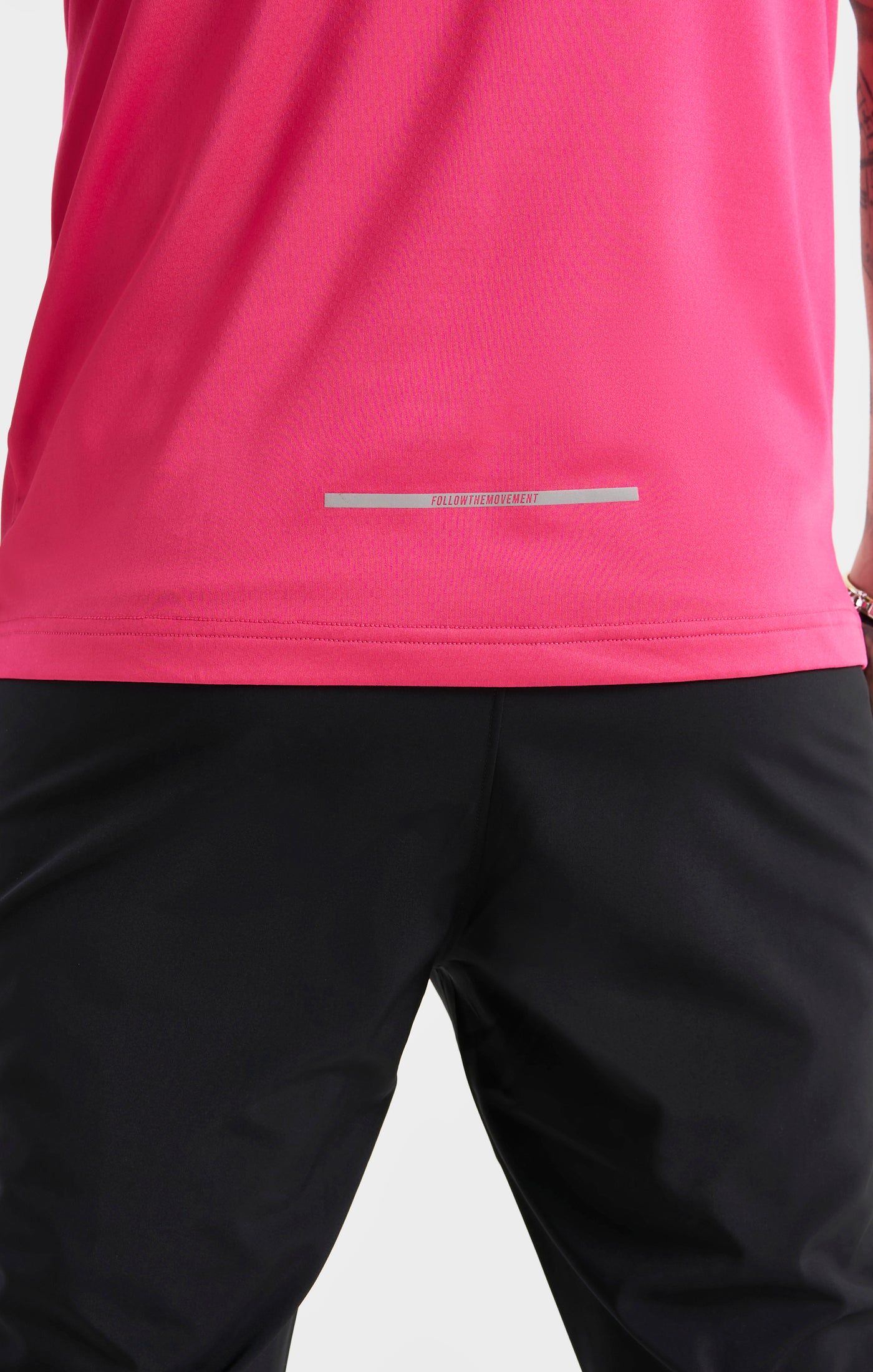 Pink Sports Poly T-Shirt sold by Siksilk product image thumbnail 6