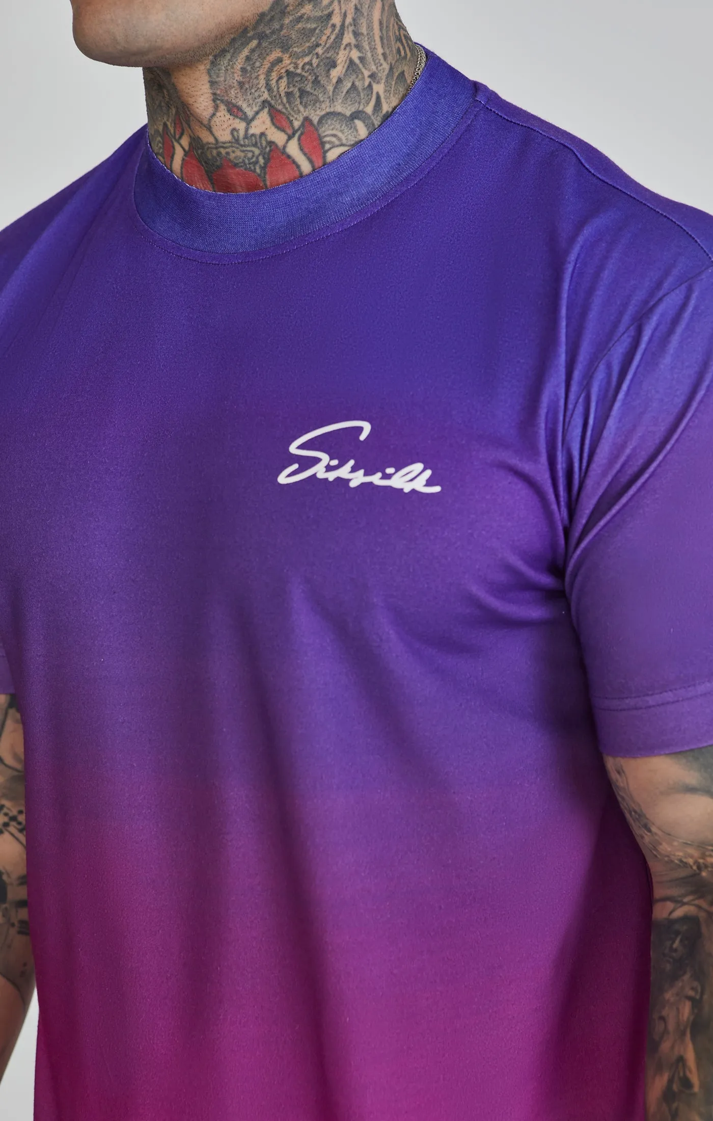 Fade Script T-Shirt sold by Siksilk product image thumbnail 3