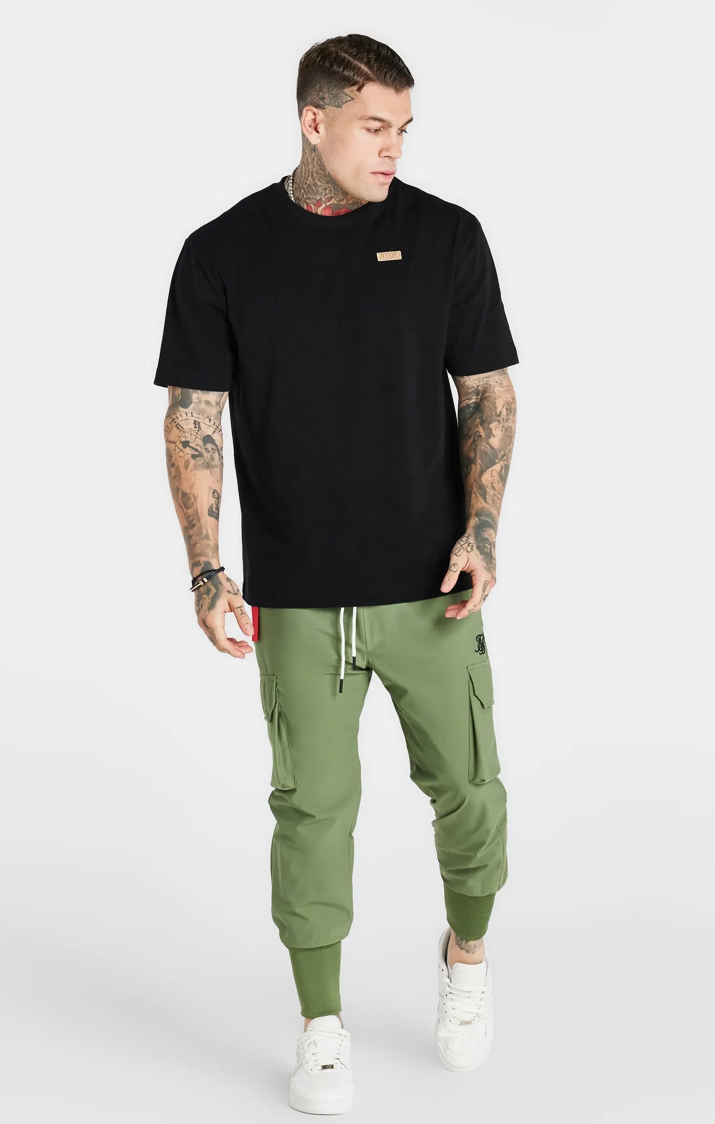 Khaki Tech Cargo Pant sold by Siksilk product image thumbnail 3