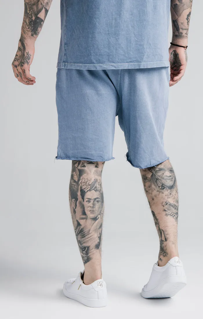 SikSilk Relaxed Shorts - Washed Blue sold by Siksilk product image thumbnail 2
