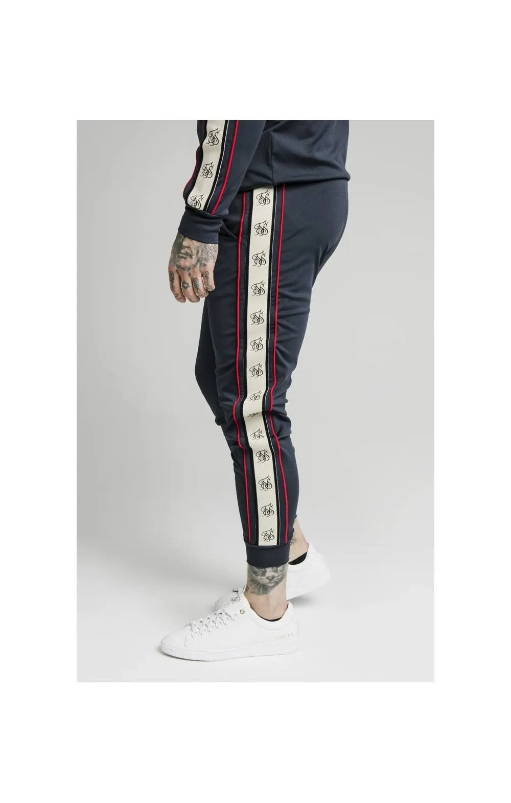 SikSilk Premium Tape Cuffed Pants – Navy sold by Siksilk product image thumbnail 2