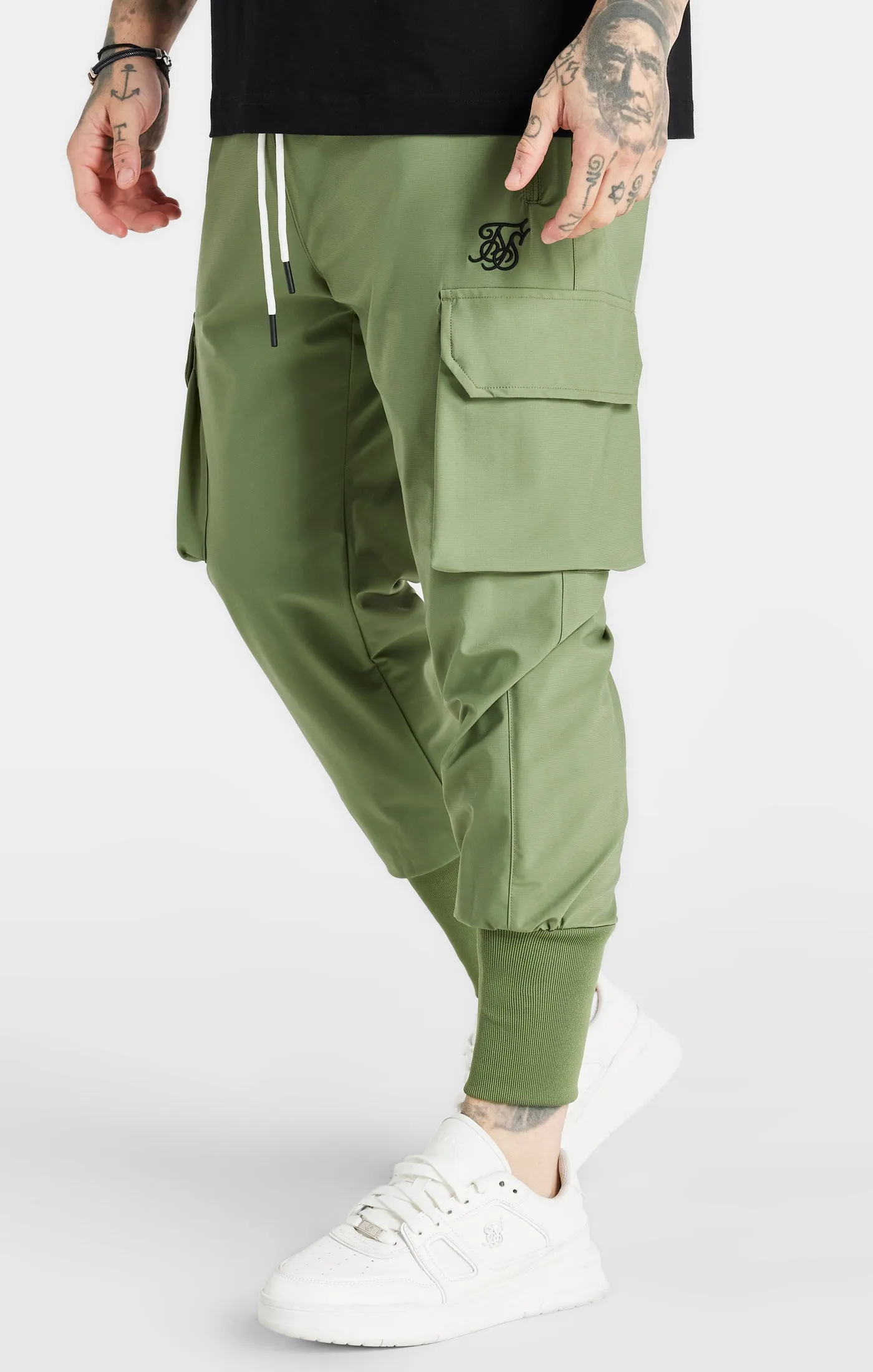Khaki Tech Cargo Pant sold by Siksilk
