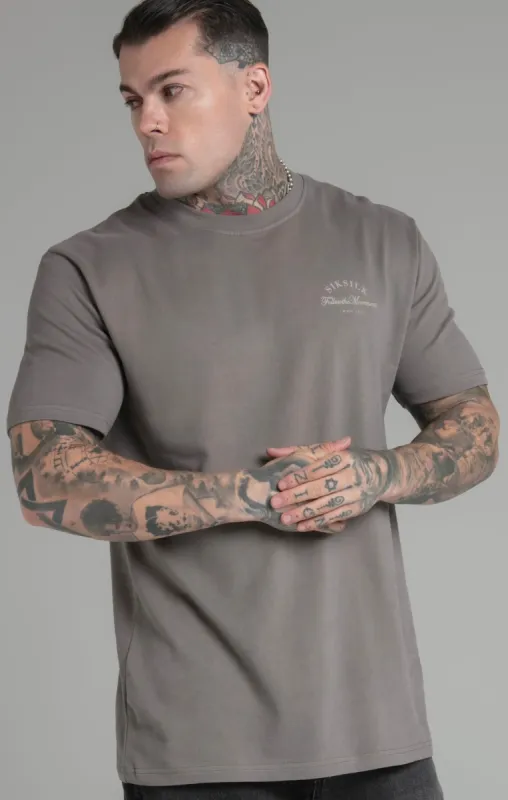 Brown Relaxed Fit T-Shirt sold by Siksilk