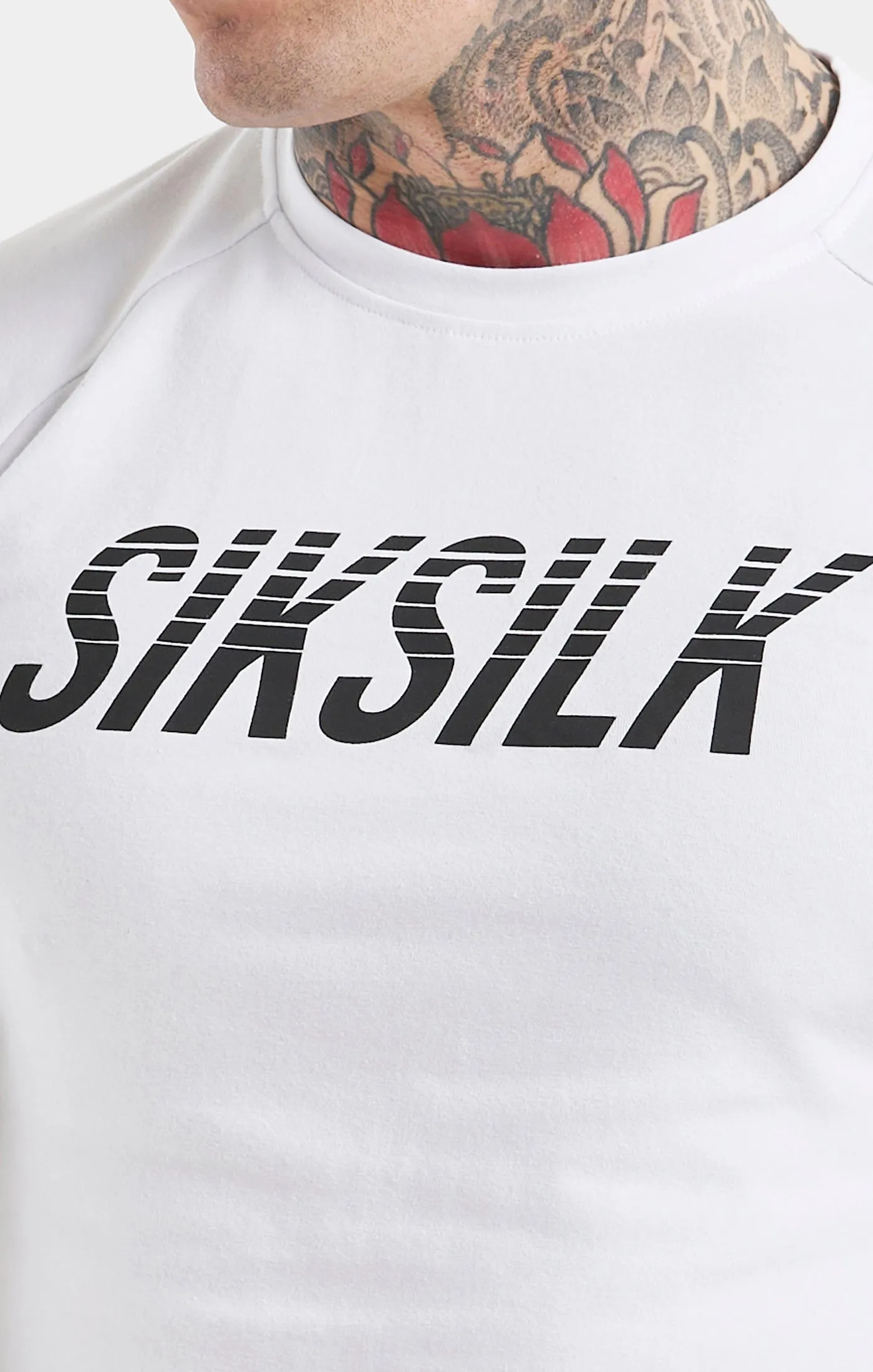 White Sports Short Sleeve T-Shirt sold by Siksilk product image thumbnail 2