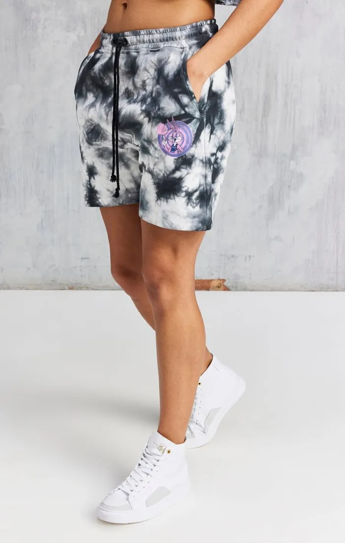 Space Jam X SikSilk Basketball Shorts - Black & White sold by Siksilk