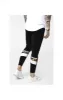 SikSilk Royal Venetian Sprint Tracksuit Pants – Black & Deep Red sold by Siksilk