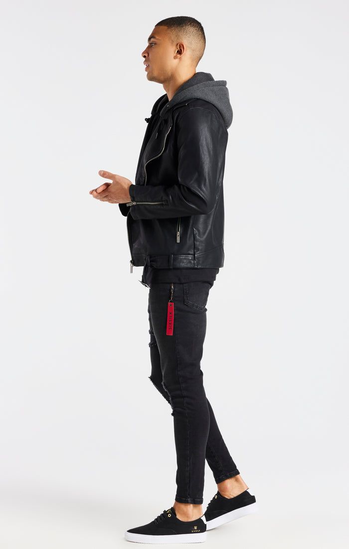 Black Flight Skinny Jean sold by Siksilk product image thumbnail 6
