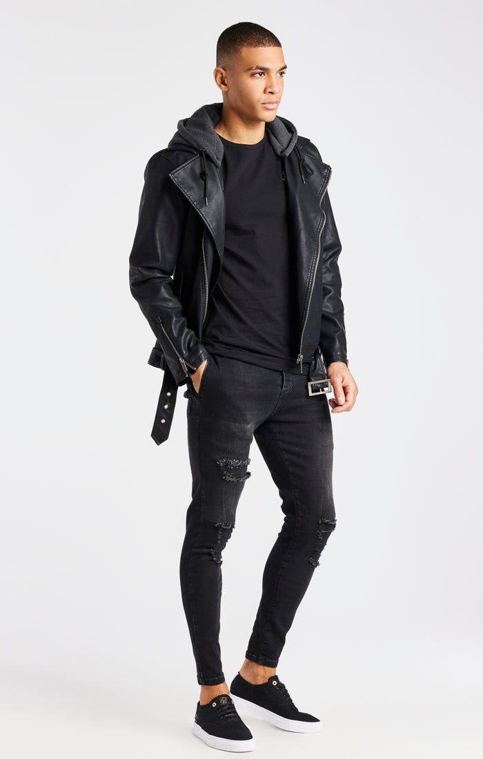Black Flight Skinny Jean sold by Siksilk product image thumbnail 5