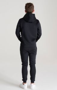 Boys Black Logo Jogger sold by Siksilk