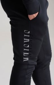 Boys Black Logo Jogger sold by Siksilk