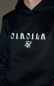 Boys Black Logo Jogger sold by Siksilk