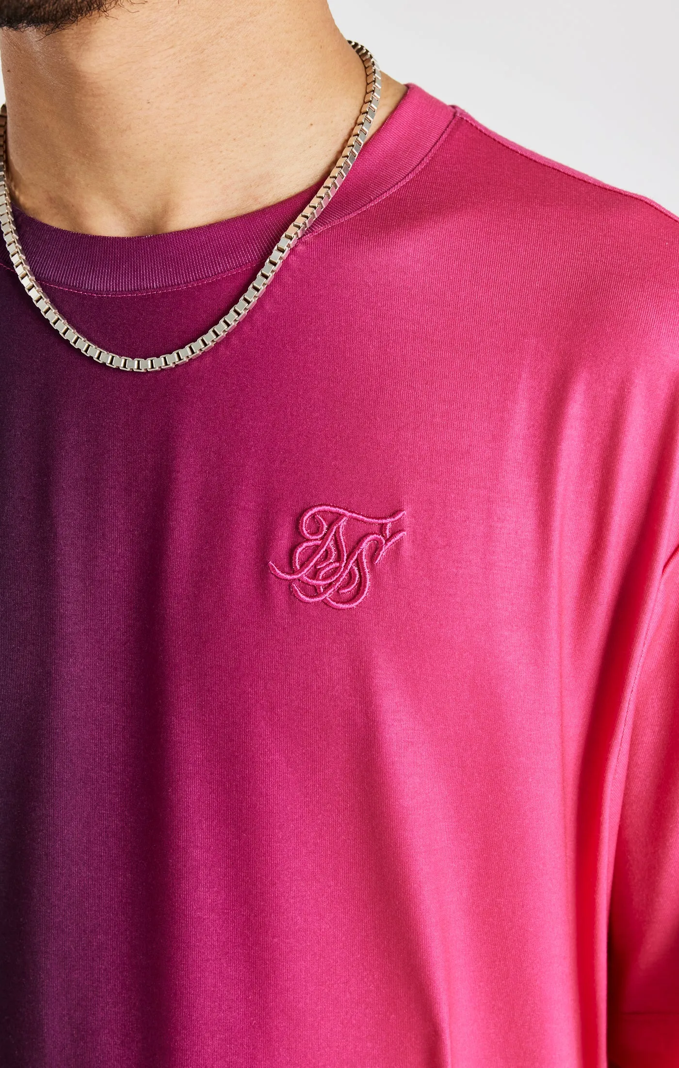 Black Print Oversized Short Sleeve T-Shirt sold by Siksilk product image thumbnail 2