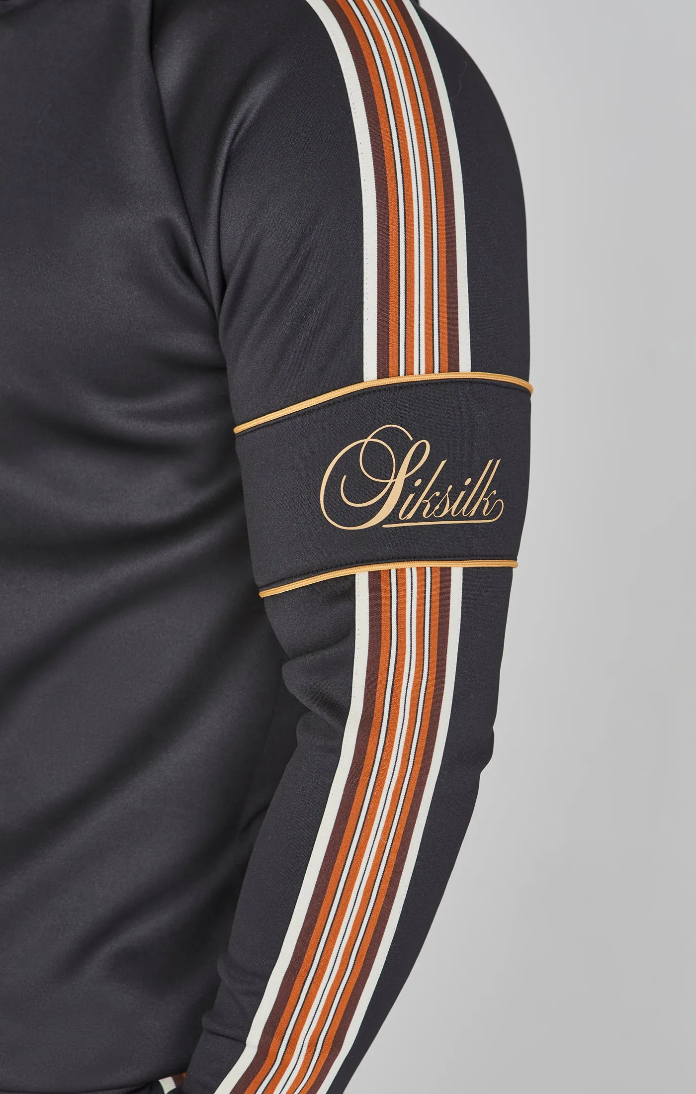 Black Full Zip Hoodie sold by Siksilk product image thumbnail 3