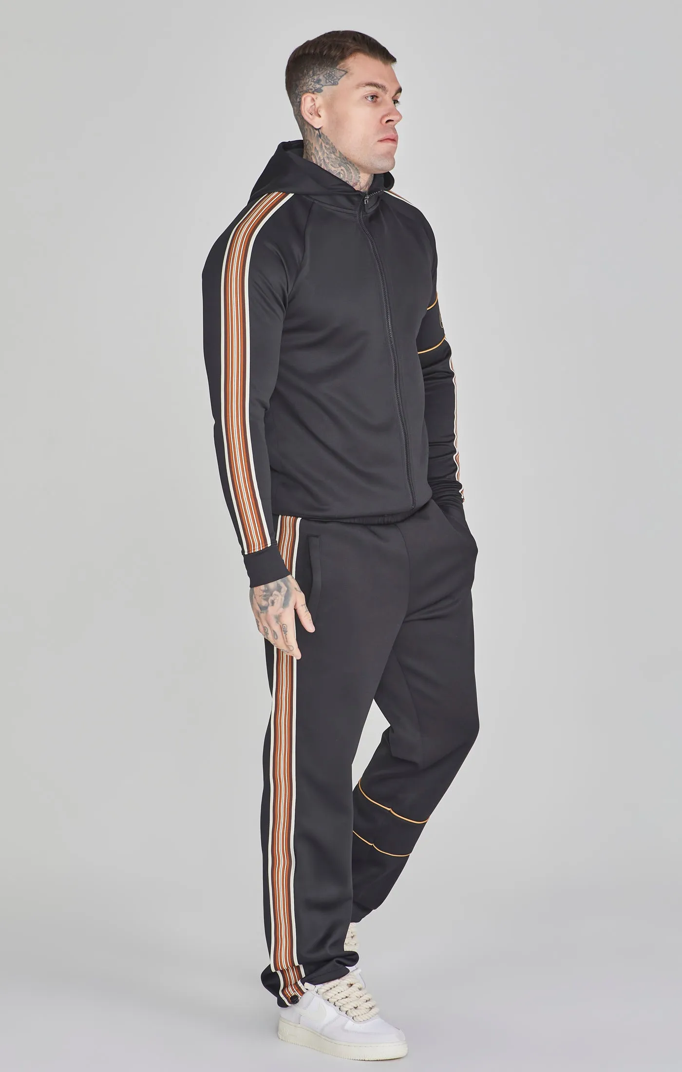 Black Full Zip Hoodie sold by Siksilk product image thumbnail 4