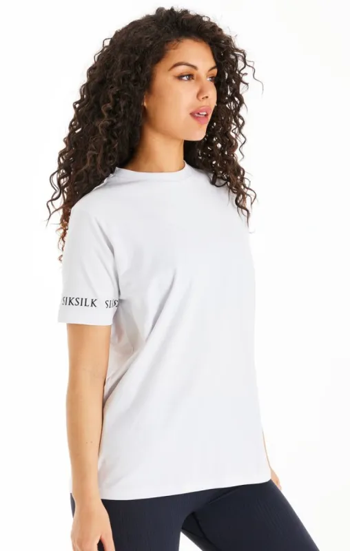 White Oversize T-Shirt sold by Siksilk