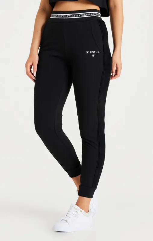 SikSilk Eminent Track Pants - Black sold by Siksilk