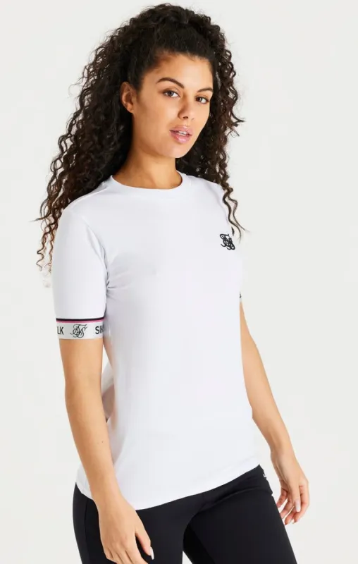 White Boyfriend T-Shirt sold by Siksilk