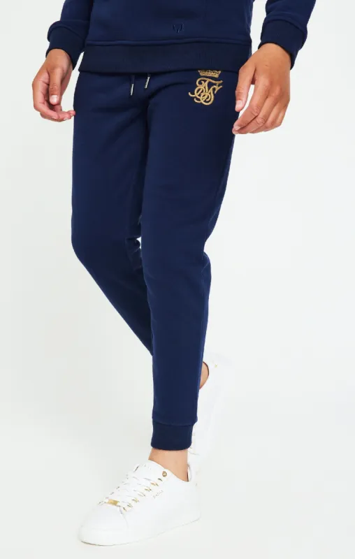 Boys Messi x SikSilk Navy Fleece Pant sold by Siksilk