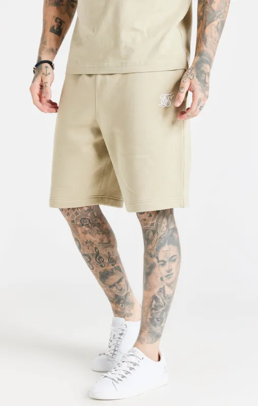Beige Essential Jersey Short sold by Siksilk