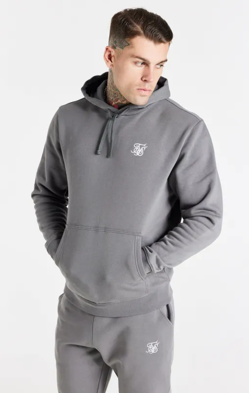 Grey Essential Overhead Hoodie sold by Siksilk
