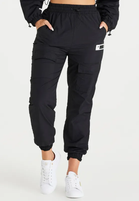 Black Rip Stop Cargo Pant sold by Siksilk