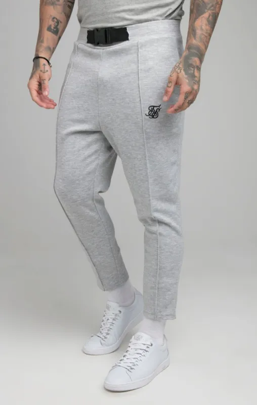 Grey Elasticated Waist Buckle Pant sold by Siksilk