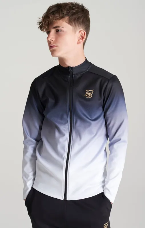 Boys Black Fade Track Top sold by Siksilk