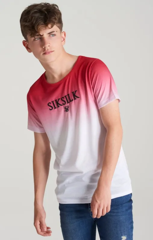 Boys Pink High Fade T-Shirt sold by Siksilk